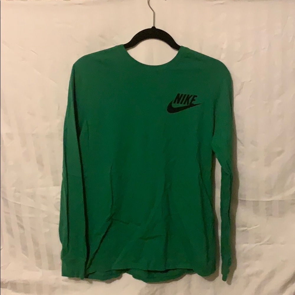 Nike green long sleeve medium shirt